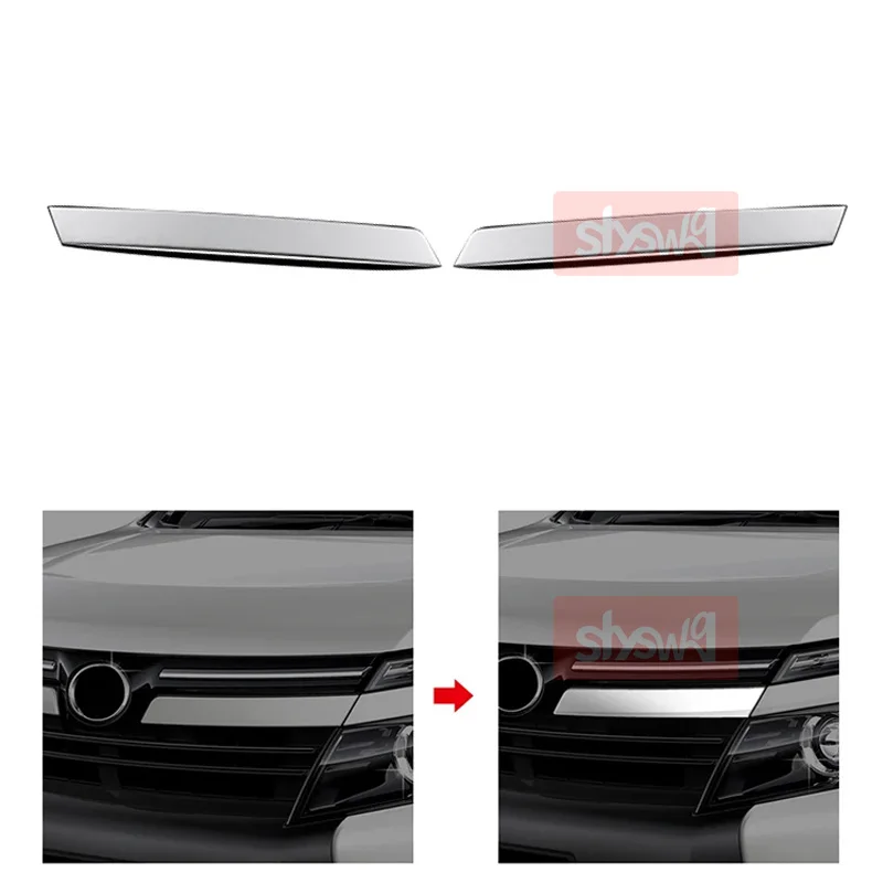 Отделка решетки переднего бампера для Voxy 80 ZWR80G/ZRR80W/85W/80G/85G 2014 детали кузова