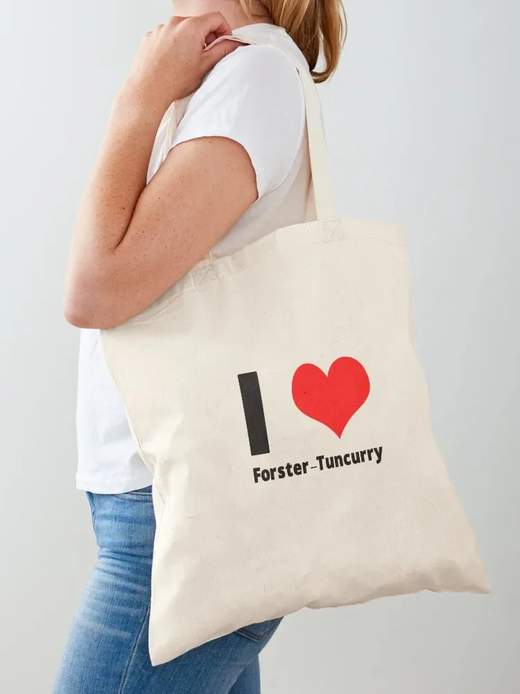 I Love Forster–Tuncurry Design Tote Bag Сумки для покупок Холщовая сумка Женская сумка-тоут