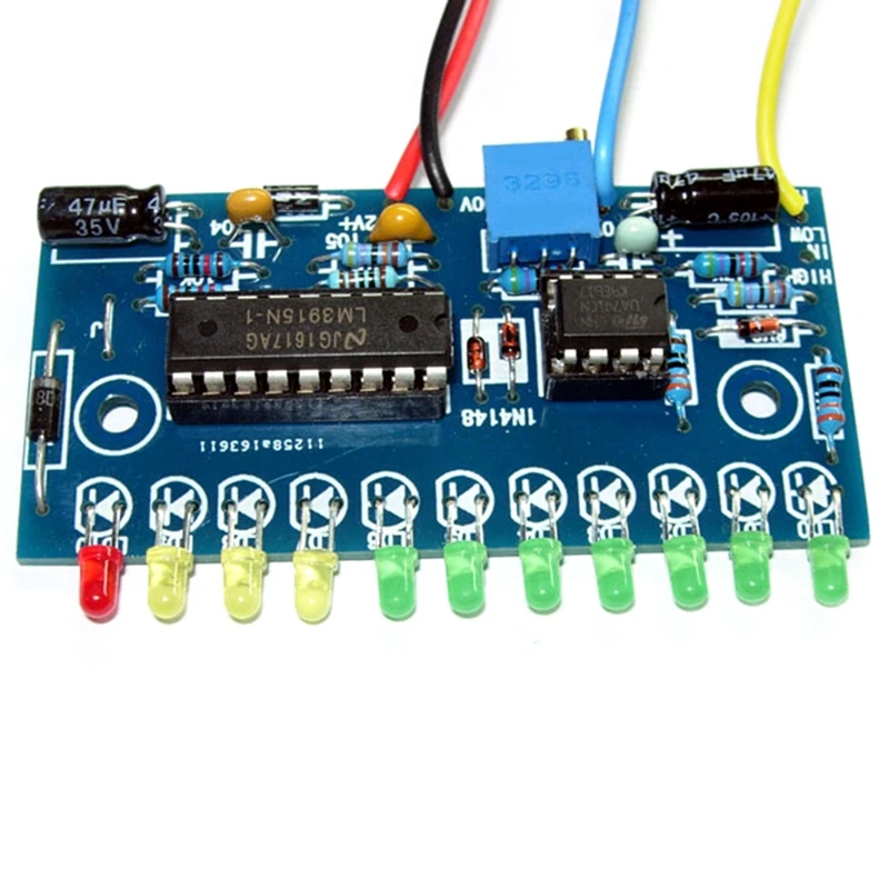 

Светодиодный индикатор уровня звука LM3915, предварительный усилитель мощности «сделай сам», индикатор уровня аудио