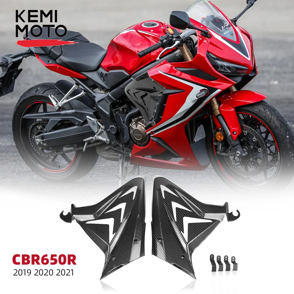 

For HONDA CBR 650R CBR650R CBR650 2019 2020 2021 Seat Side Fairing Body Filling Injection Frame Spoilers Sides Cowl Cover Panel