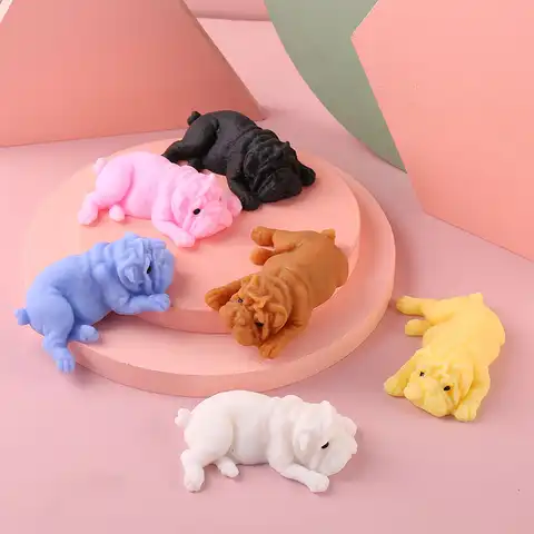 Сжимаемые собаки аниме Непоседа игрушки головоломка креативное моделирование декомпрессия игрушка Kawaii собака снятие стресса игрушки вече...