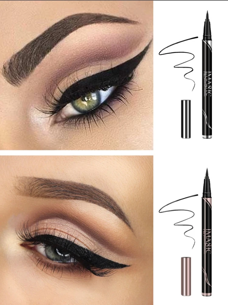 

Быстросохнущая подводка для глаз жидкая ручка водостойкая стойкая матовая подводка для глаз легкая в нанесении косметика для глаз инструм...