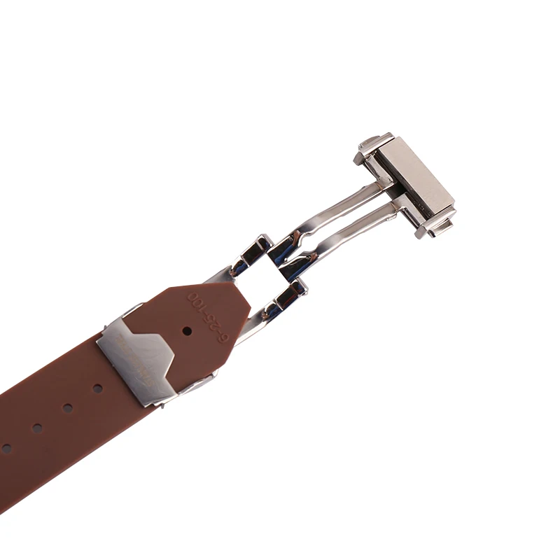 Watch accessories soft silicone watch belt waterproof rubber strap suitable for HUBLOT  Hublot female convex 21*15*18mm