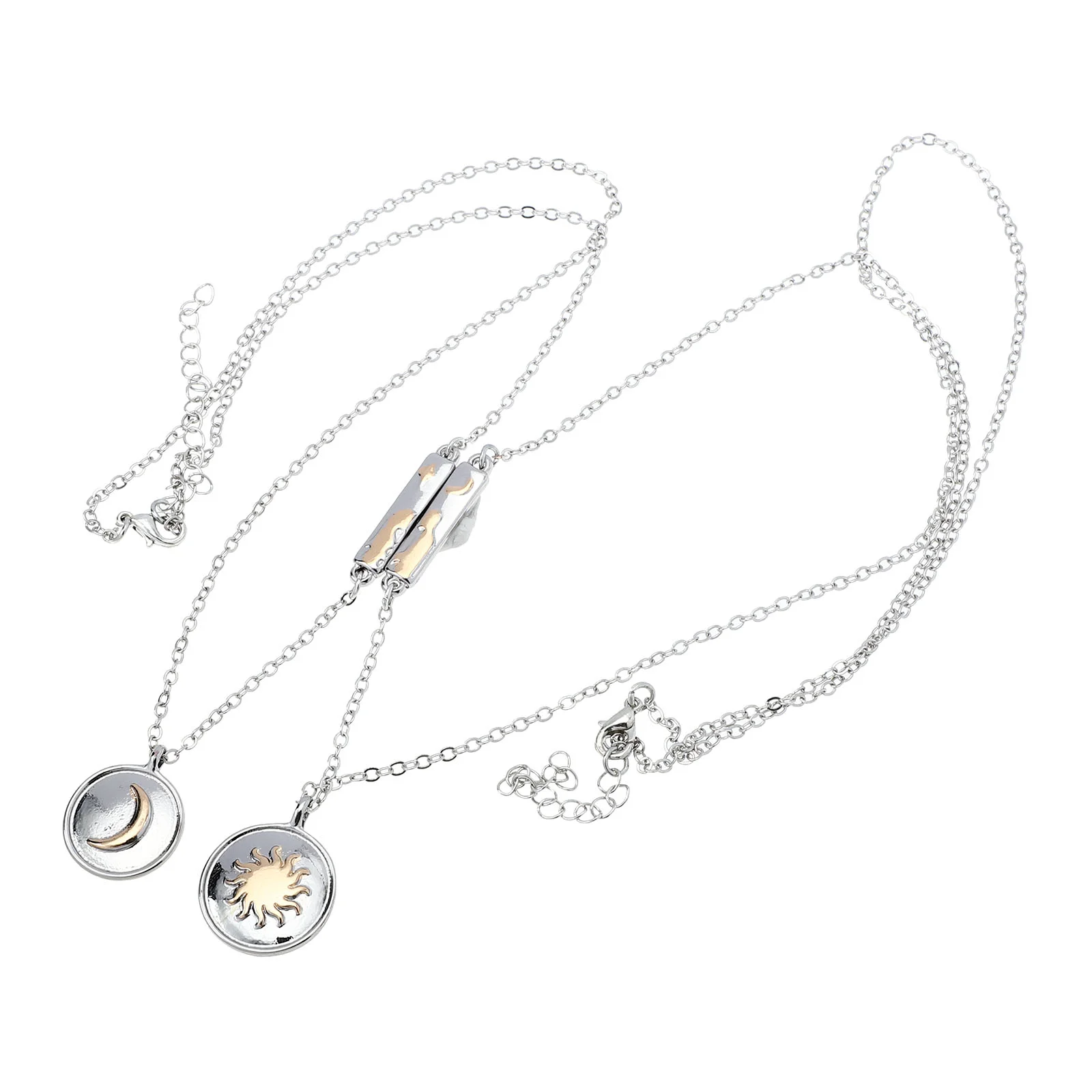 

2pcs Magnetic Necklaces Valentine Necklace Gifts Valentine's Day Jewelry