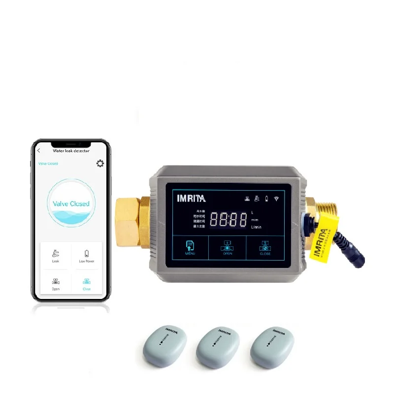 

Клапан отключения воды, обнаружение утечки трубопровода IMRITA, умный детектор утечки воды в жилых помещениях, датчик для домашнего использования