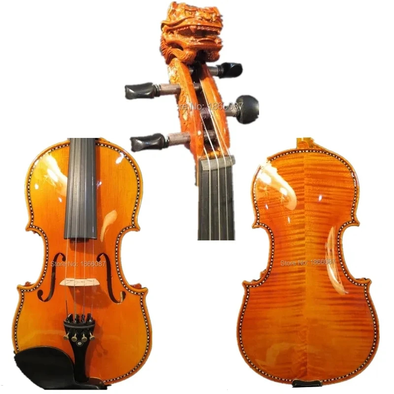 Фото Strad style SONG Brand Maestro прорезной свиток для резьбы по искусству 4/4 #8694 №1