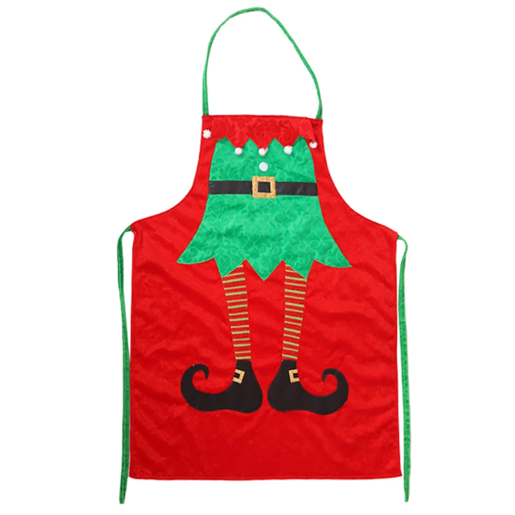

1Pc Apron Adorable Creative Festive Kitchen Apron Cooking Apron for Christmas