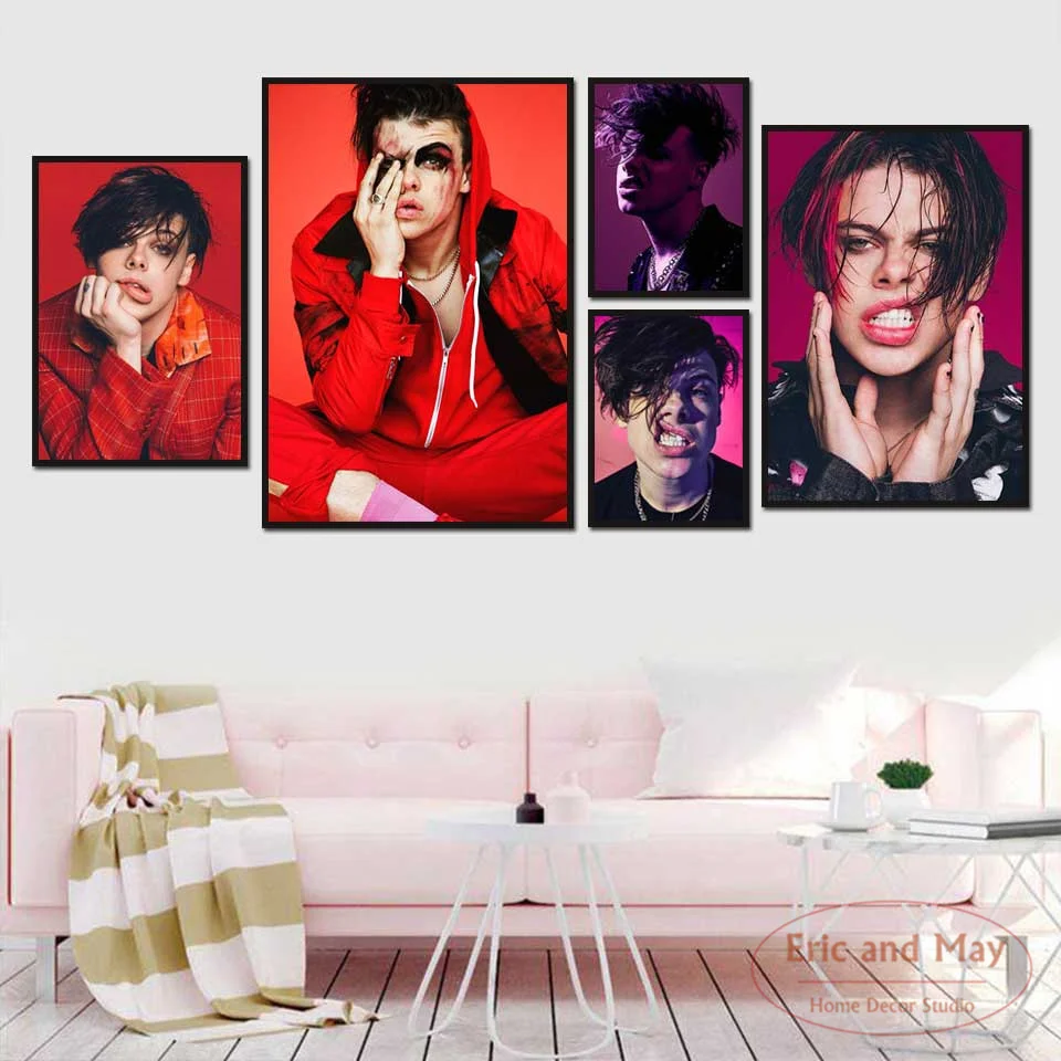 

Yungblud Rock Music Singer Posters And Prints Canvas Painting Wall Art Picture Vintage Poster Decorative Home Decor Cuadros