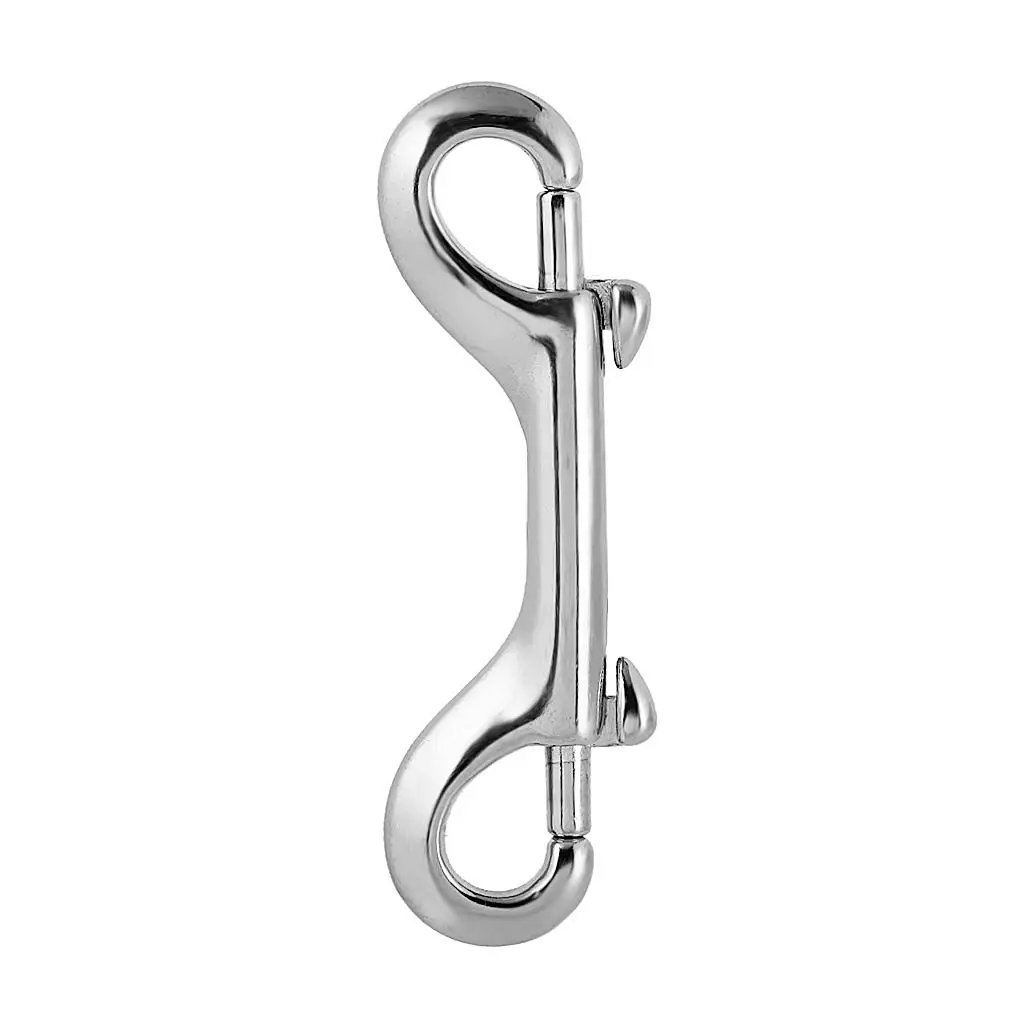 

4 Pieces Scuba Diving Clips, Double Ended Bolt Snap Hook Keychain Hardware, 90mm