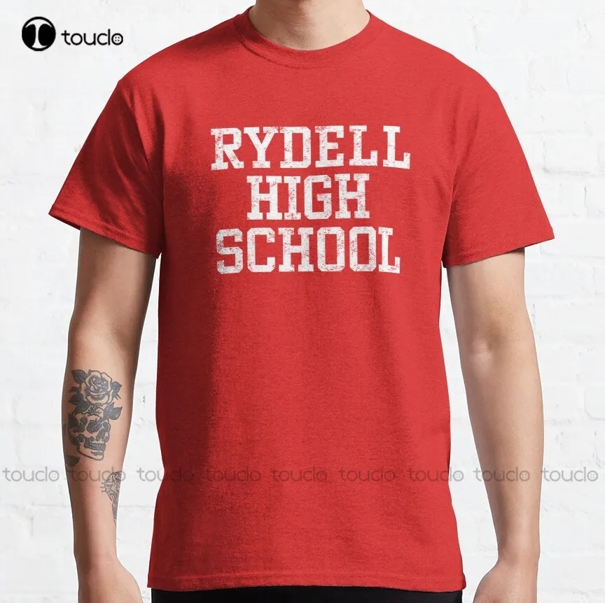 

Grease - Rydell High Classic T-Shirt Tshirts For Women Digital Printing Tee Shirts Christmas Gift Xs-5Xl Streetwear Hip Hop New