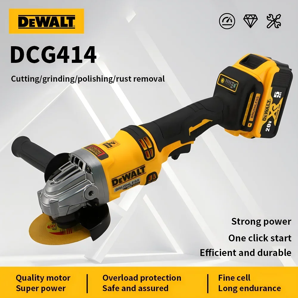 DEWALT Бесщеточная шлифовальная машина DCG414