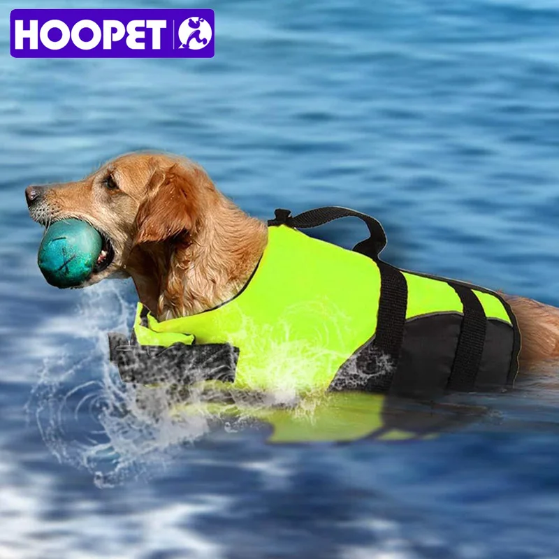 

HOOPET Pet Dog Life Jacket Safety Vest Surfing Swimming Clothes Summer Vacation Oxford Breathable French Bulldog