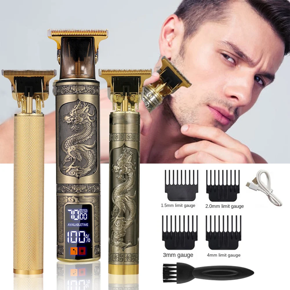 Digital Display Electric Hair Clippers Electric Hair Clipper