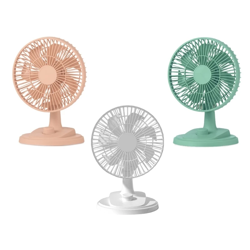 

K0AC Small Desk Fan USB Desk Fan Perfect Cooling for Office, Dorm, Camp, Laptop Quiet Personal Small Fan Exquisite Appearance