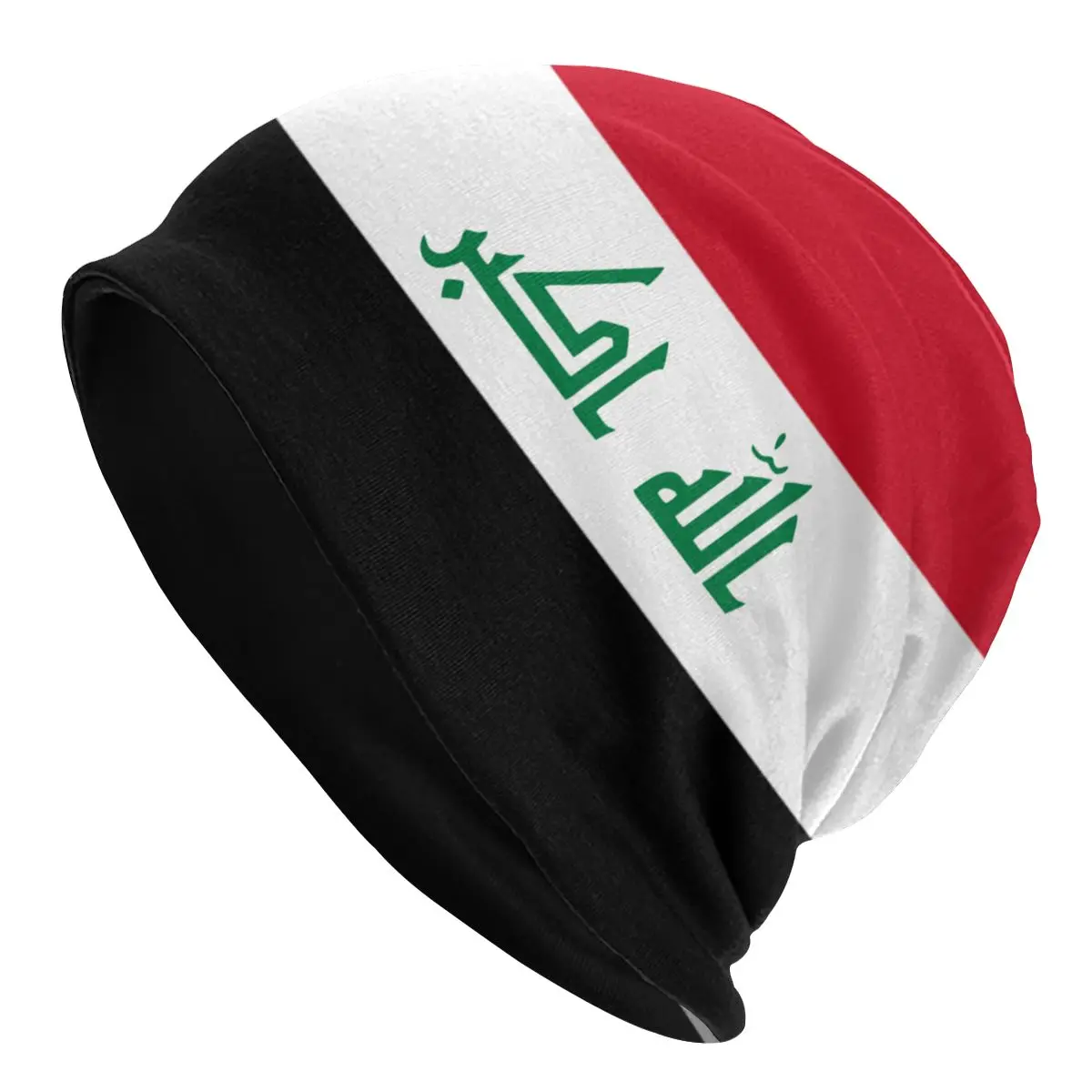

Iraq Flag Bonnet Hat Knit Hat Hip Hop Autumn Winter Outdoor Skullies Beanies Hats Unisex Adult Warm Multifunction Caps