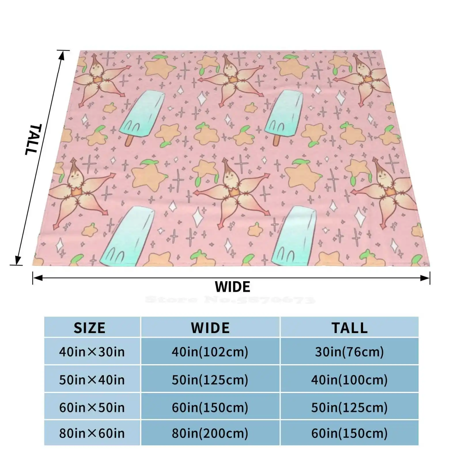 Узор Kingdom Hearts # 1 мягкое теплое одеяло Kh Square Enix Wayfinder морская соль мороженое Kairi Sora