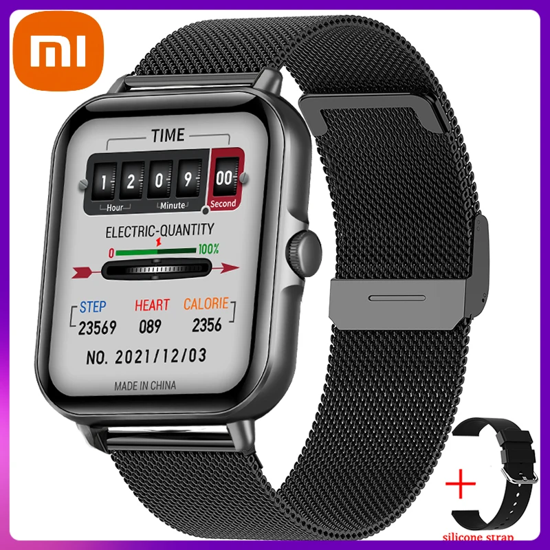 

Смарт-часы Xiaomi с Bluetooth, фитнес-трекером и сенсорным циферблатом