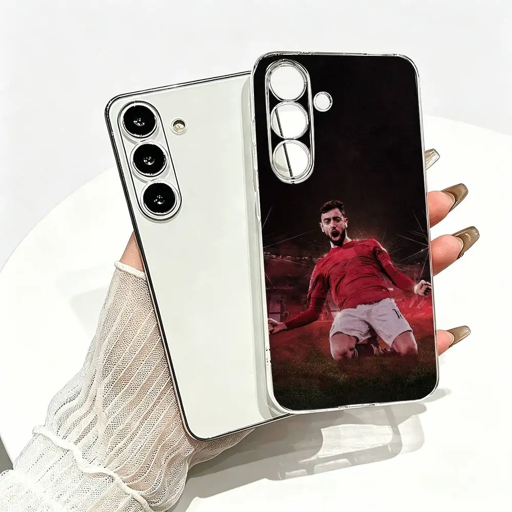 Фото Чехол для телефона Bruno f-Fernandes для Samsung A10,12,20,21S,30,31,40,50,51,52,70,71, прозрачный чехол №4