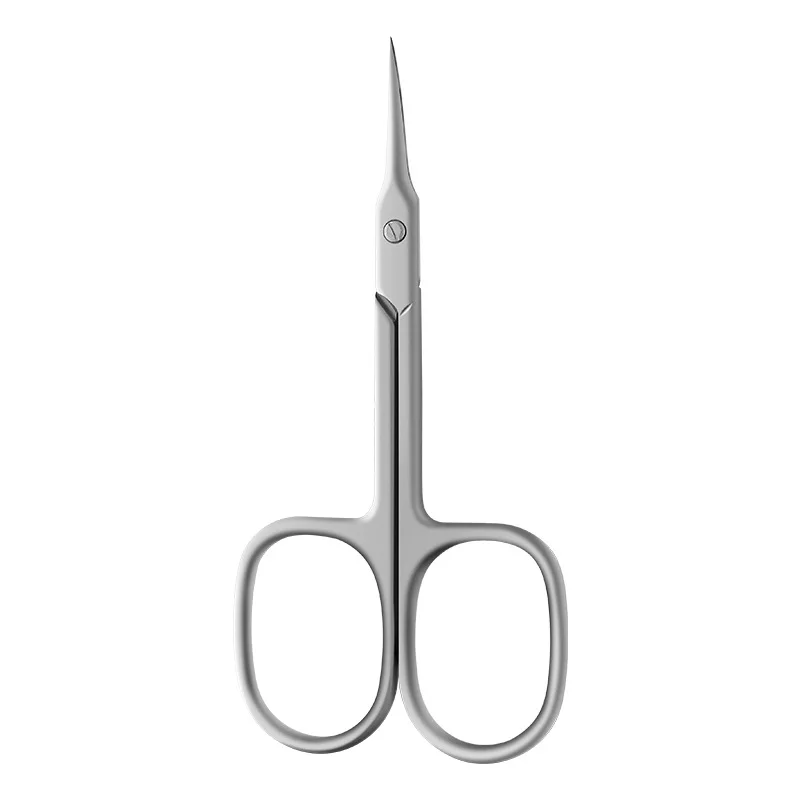 Stainless Steel Curved Tip Thin Blade Cuticle Scissors Nail Clippers Trimmer Manicure Tools Eyebrow Toos Dead Skin Remover