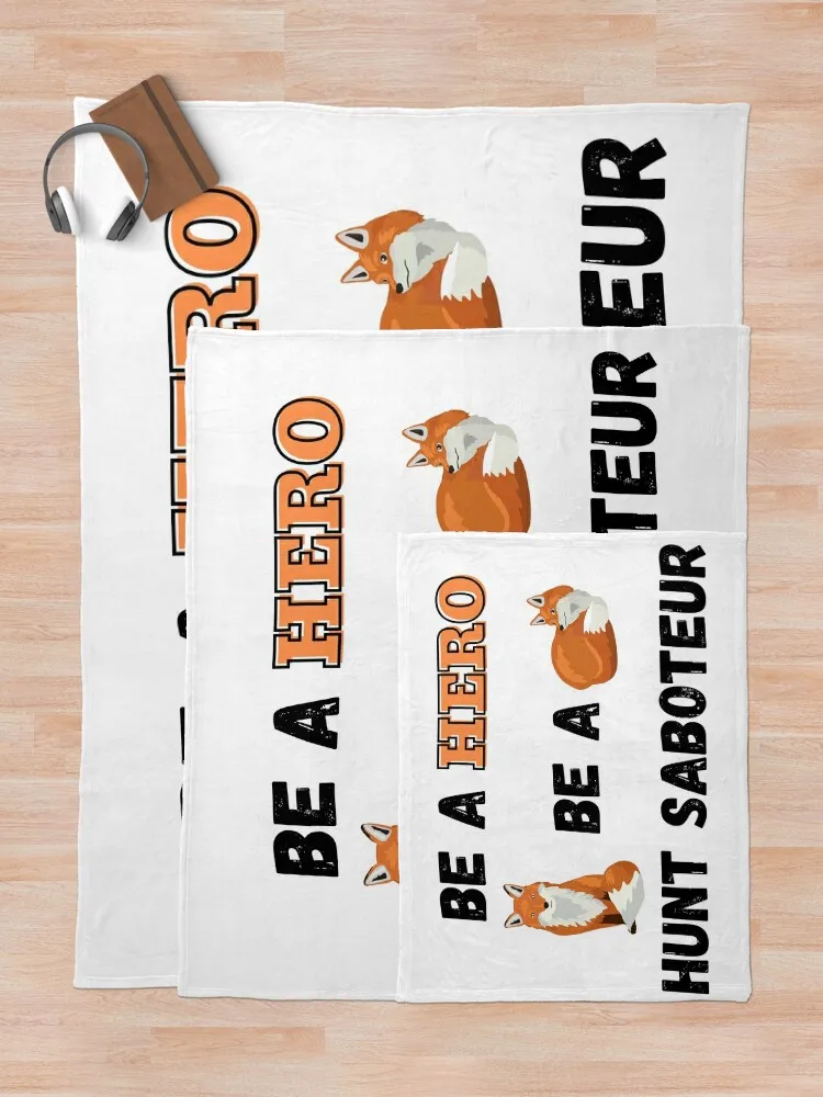 Be A Hero Hunt Saboteur Дизайнерское одеяло манга Одеяла из фланелевой ткани