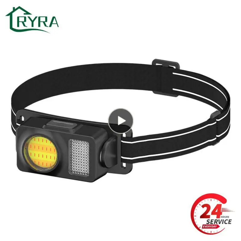 

Head Mounted Work Light Glare Outdoor Camping Headlamp Strong Headlights Portable Lighting Outdoor Work Light Water Proof Black