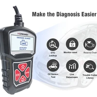 12v computer tool for vehicle trouble diagnosis support seven languages detect in line with obd2 eobd standards
