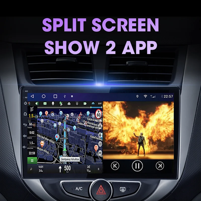 Автомагнитола Jansite 2 Din Android 11 для Hyundai Solaris 1 2010-2016 8G + 256G Мультимедийный видеоплеер