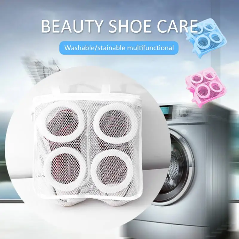 

Laundry Shoes Washing Bags Washing For Shoes Underwear Bra Shoes Airing Dry Mesh Net Pouch Washing Hanging Machine Cleaning Prot