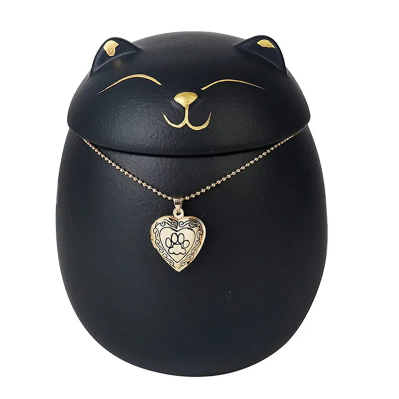 

Souvenir Pounds/black Cat Cat) Classic Always Remember Dog Funeral (4.7*4.3/under Ceramics 70 Urn Pet Ashes