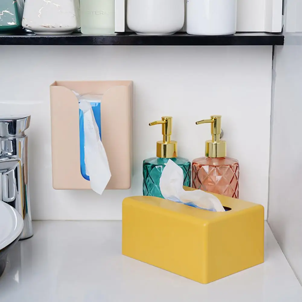 

Napkin Box Useful Waterproof Lightweight Desk Reusable Napkin Tissue Dispenser for Office Tissue Case Tissue Box