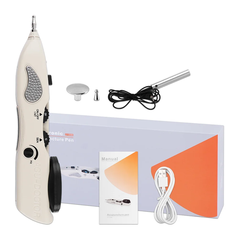 

New Upgraded Electric Pulse Acupuncture Meridian Pen Massager Pen Relief Pain Laser Acupoint Pen Massage Therapy Massager Tool