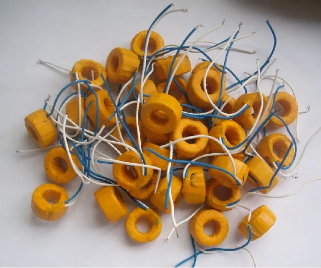 

20 шт. 20 мА миниатюрный трансформатор нулевой последовательности тока/кольцевая индуктивность магнитное кольцо самоиндукции катушка