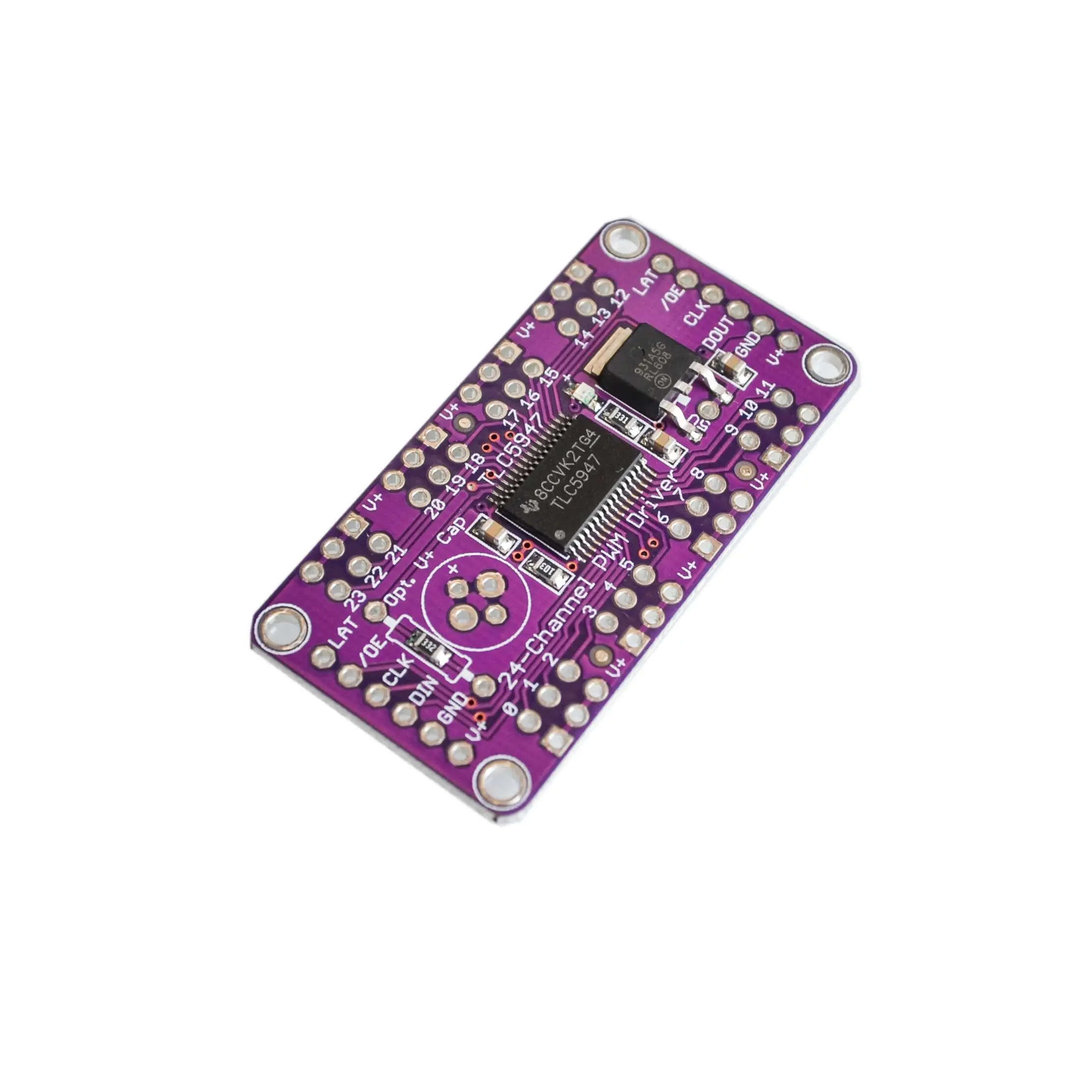 TLC5947 12-битный 24-канальный модуль драйвера светодиода ШИМ с внутренним