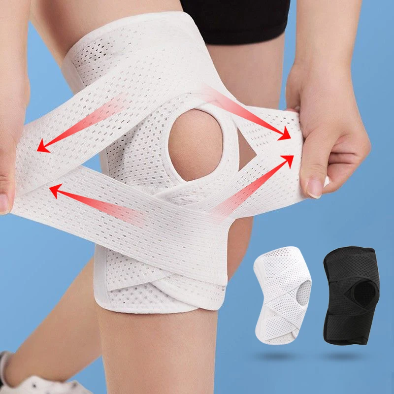 

Спортивный наколенник для мужчин и женщин, компрессионная эластичная повязка на колено, аксессуар для фитнеса и волейбола, защита для артрита, 1 шт.