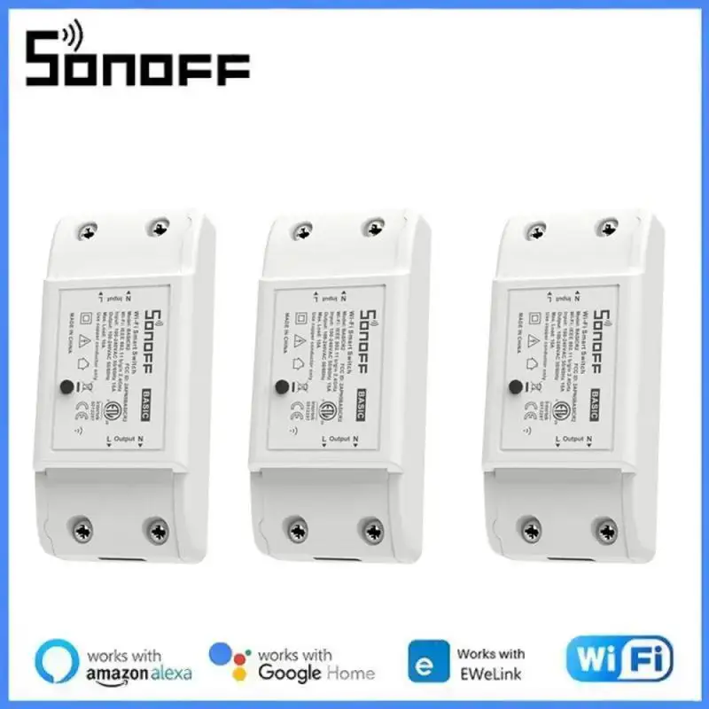 SONOFF Basic R2/RFR2 433 МГц WIFI Умный настенный переключатель Беспроводной модуль