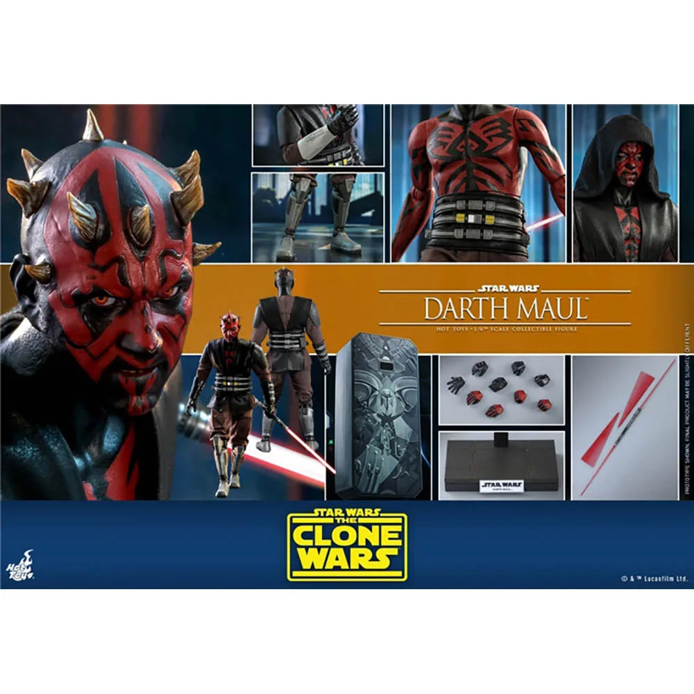 

Hot Toys Original 1/6 TMS024 Darth Maul Star Wars Genuine Collectible Action Figure Anime Model Toys Gifts