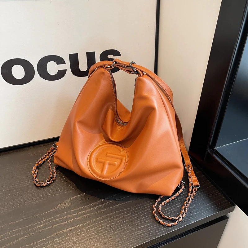 

Simple Women Large Capacity Shoulder Bag Luxury Designer Leather Handbag Famous Brand Crossbody Tote Bag Free Shipping Backpack