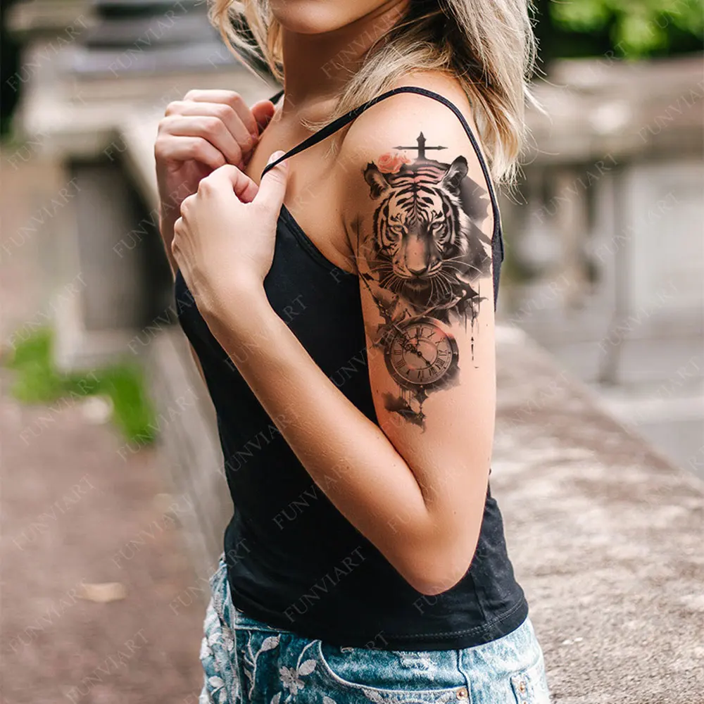 Водостойкие временные татуировки с животными