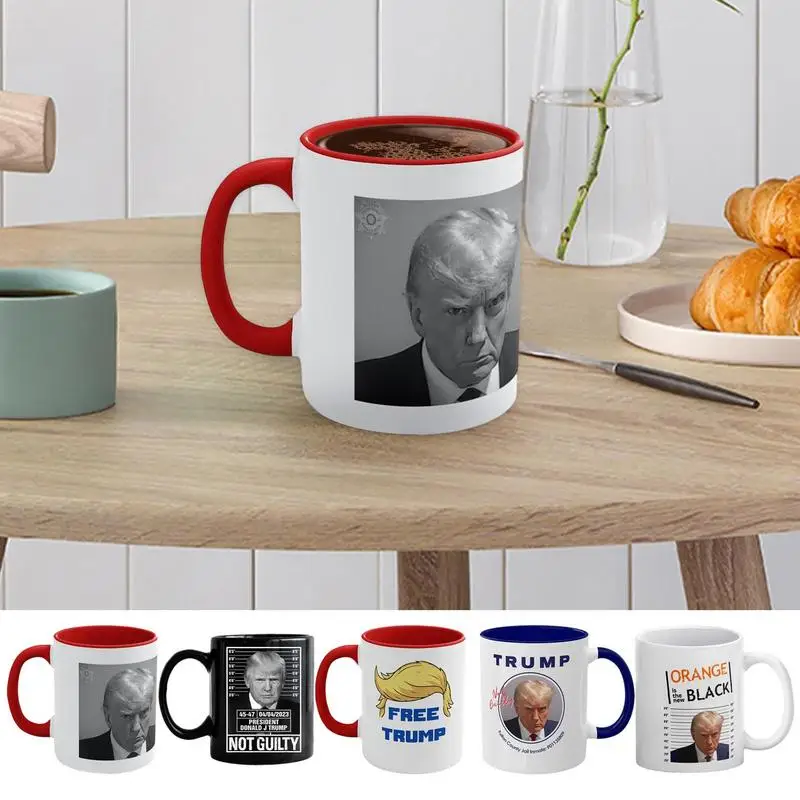 

D0nald Trump Picture Coffee Mugs Ceramic Trump Mug shot Tea Cup Creative Present Unique Drinkware Gift D0nald Trump Mugs Supplie