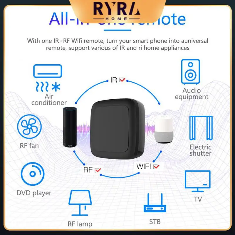 

Universal Wireless Rf Appliances Tuya Smart Home Smart Remote Controller Diy Copy Voice Control Smart Controller Smart Life