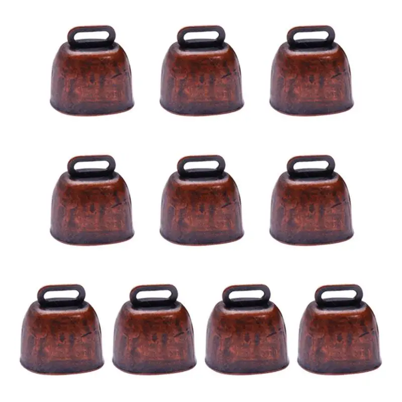 

Metal Cowbell Ornament Christmas Jingle Bells Cowbells Small Vintage Cattle Bell Bells Sheep Horse Grazing Cowbells