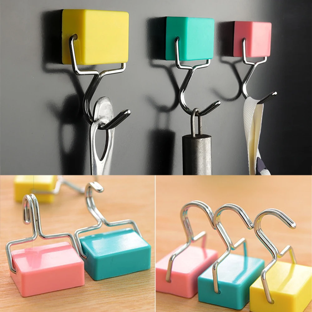 

1PC Self Adhesive Wall Hook Strong Without Drilling Coat Bag Bathroom Door Kitchen Towel Hanger Hooks Home Storage Accessories