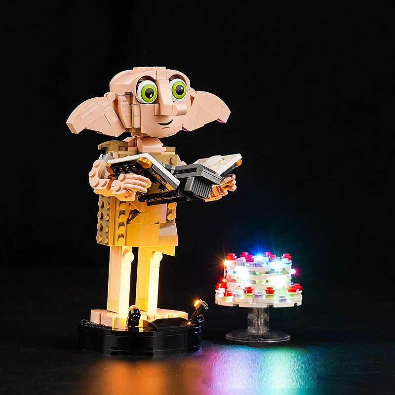 Комплект светодиодных фонарей сделай сам для LEGO 76421 Dobby the House Elf Buillding Brick Set (только