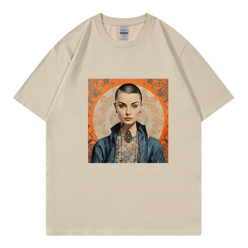 

Sinead Oconnor Print T Shirt Unisex Fashion Casual Hip Hop 100% Cotton Summer Vintage Clothes Short Sleeve Top Tees Streetwear