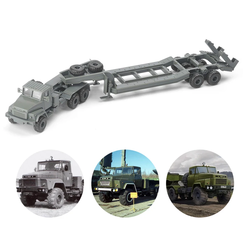

1/72 1:72 Russia Army 9K58 S-300 KRPAZ-260B Missile Radar Vehicle Plastic Assembled Truck Puzzle Building Military Model Toys