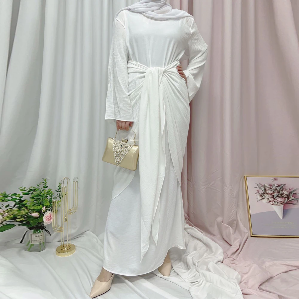Мусульманская абайя, простое платье Дубай, Djellaba, женское марокканское турецкое кафтан, женская одежда, женское элегантное кимоно, платья