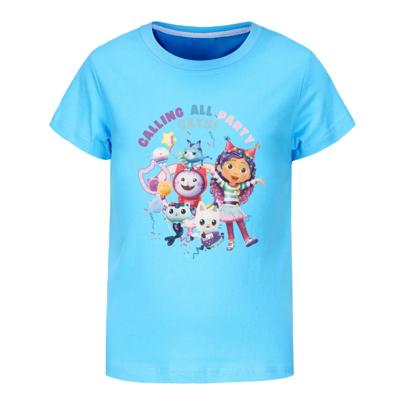 Футболка Gabby Doll House детская летняя одежда 2024 футболка Gabbys Cats для маленьких
