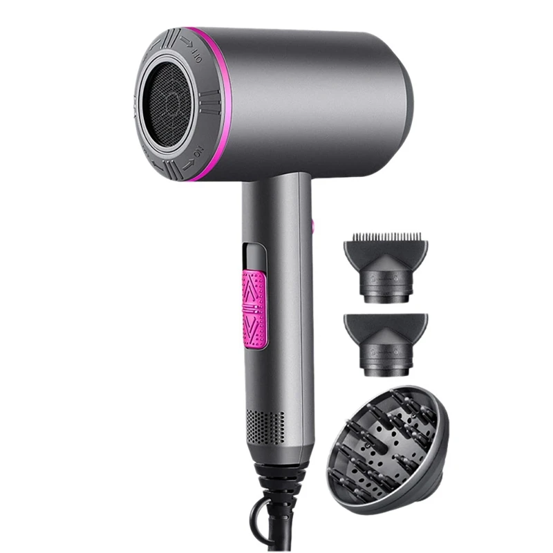 

Professional Blow Dryer Negative Ion Fast Drying For Hair Care 3 Heating/2 Speed/Cold Hair Dryer For Home Travel