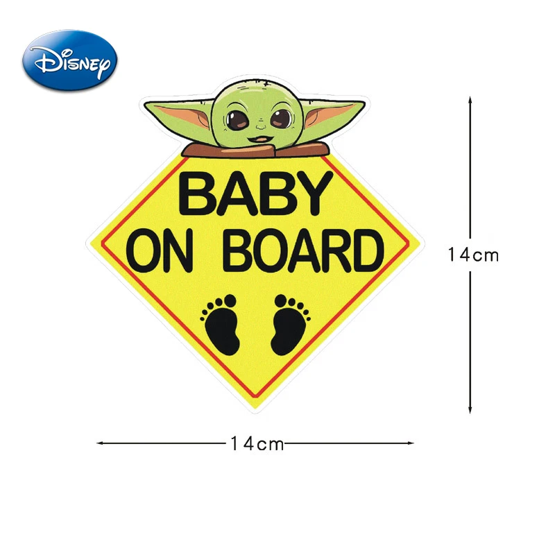 

Детская Автомобильная наклейка Yoda, кавайная Аниме Фигурка Yoda, автомобильные наклейки на заднее стекло, декоративные наклейки для ноутбука