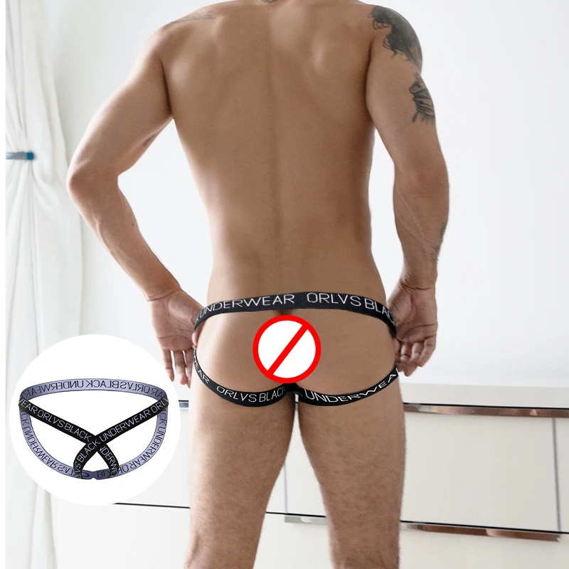 

New Sexy Thong For Men Gay Jockstrap Mens Underwear Modal Sissy Lingerie Male Thongs U Convex Hollow String OR6261